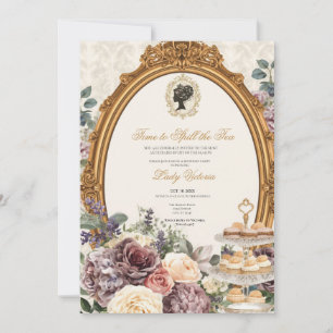 Fall Time to Spill the Tea Bridal Shower Invitation