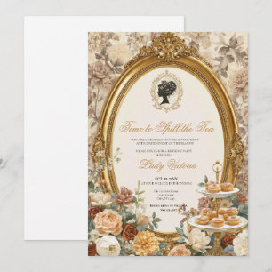 Fall Time to Spill the Tea Bridal Shower Invitation
