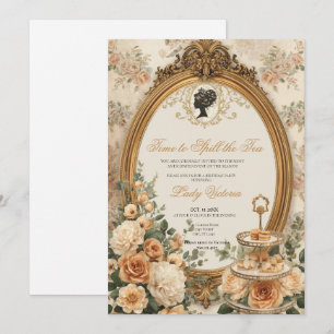 Fall Time to Spill the Tea Bridal Shower Invitation