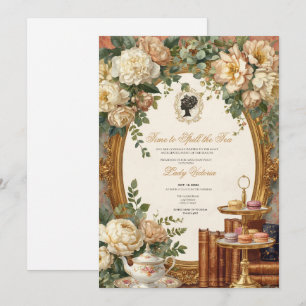 Fall Time to Spill the Tea Bridal Shower Invitation