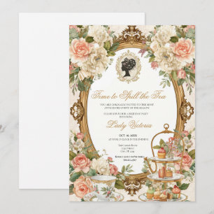 Fall Time to Spill the Tea Bridal Shower Invitation