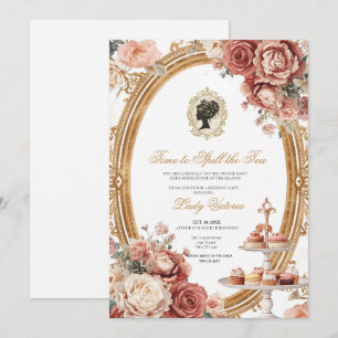 Fall Time to Spill the Tea Bridal Shower Invitation
