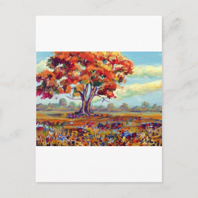 Fall tree postcard (Front)
