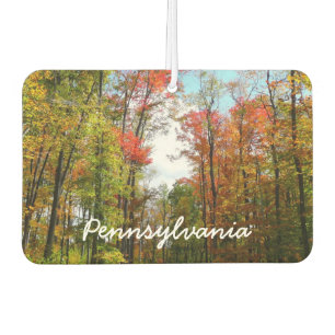 Fall Trees and Blue Sky Autumn Nature Photography Car Air Freshener
