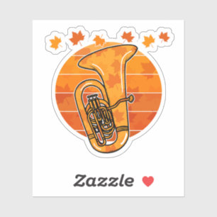 Fall Tuba Autumn Tubaist Brass Musician
