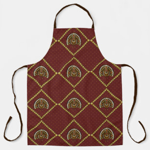 Fall Turkey All-Over Print Apron