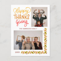 Fall Turkey Happy Thanksgiving 2 Photos