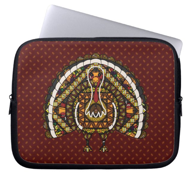 Fall Turkey Laptop Case (Front)