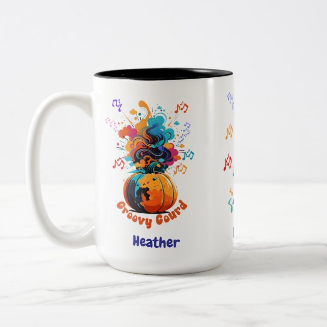 Fall two tone coffee mug (Left)