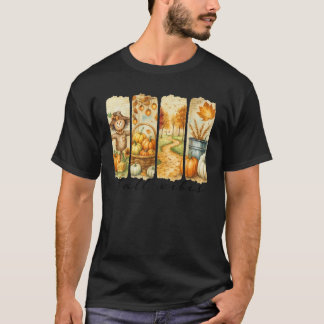 Fall Vibes Autumn Fall Country Life Women Girls Fa T-Shirt