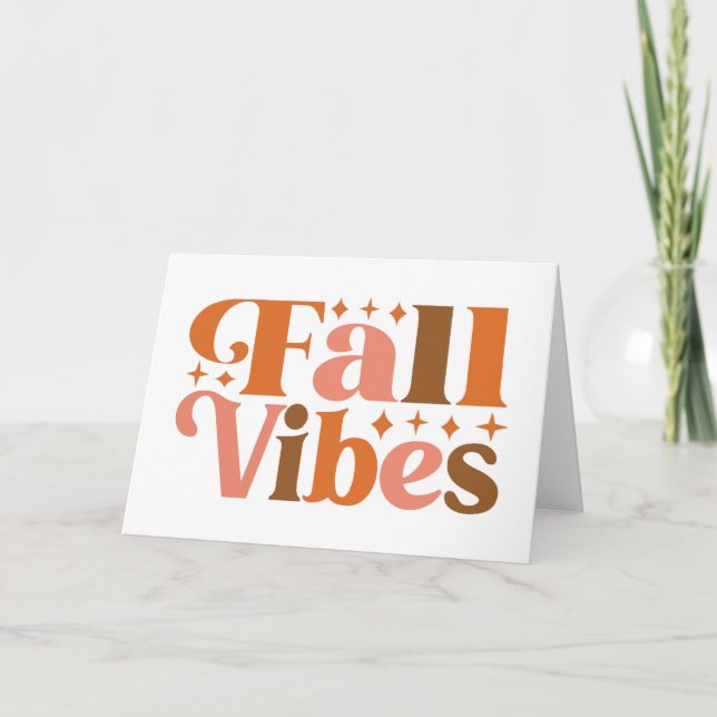 Fall Vibes Card (Front)