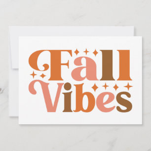 Fall Vibes Card