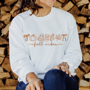 Fall Vibes Coquette Sweatshirt