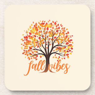 Fall Vibes – Cosy Fall Tree Coaster