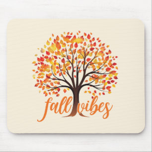 Fall Vibes – Cosy Fall Tree Mouse Pad
