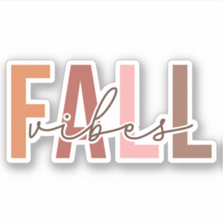Fall Vibes | Fall | Custom-Cut Vinyl