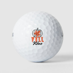 Fall Vibes Golf Balls