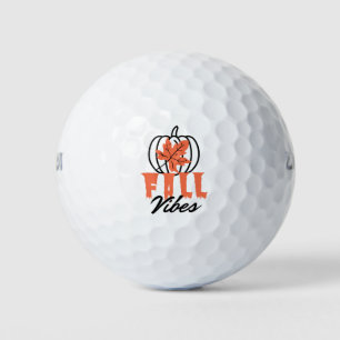 Fall Vibes Golf Balls