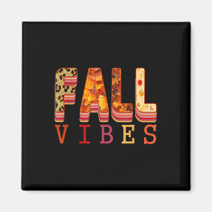 Fall Vibes Leaves Autumn Cosy Sweater Weather Magnet