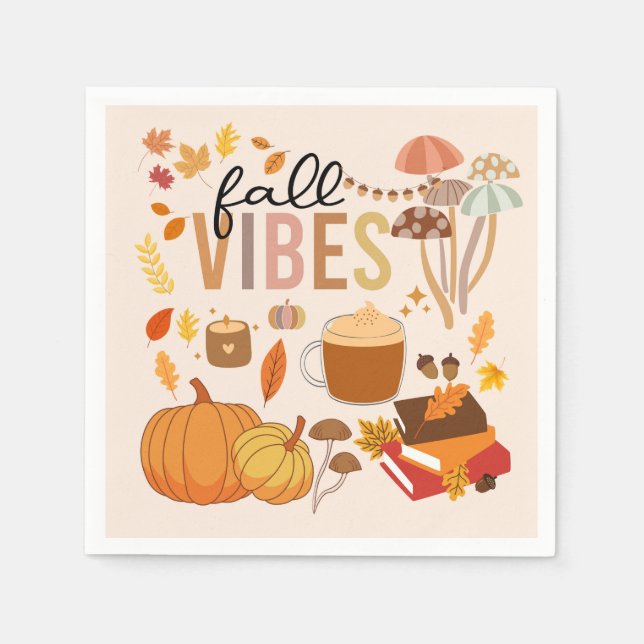 Fall Vibes Napkin (Front)