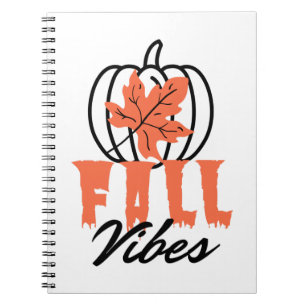 Fall Vibes Notebook