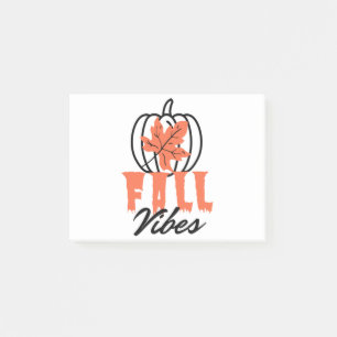 Fall Vibes Post-it Notes