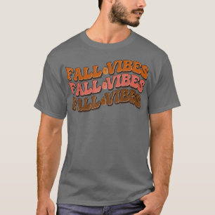 Fall vibes pumpkin spice floral cute autumn pumpki T-Shirt