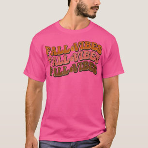 Fall vibes pumpkin spice floral cute autumn pumpki T-Shirt