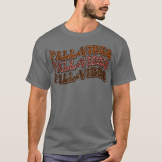 Fall vibes pumpkin spice floral cute autumn pumpki T-Shirt