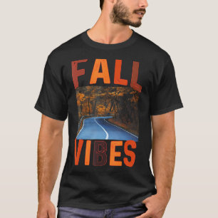 Fall Vibes Retro Pumpkin Spice Autumn Coffee - Tha T-Shirt