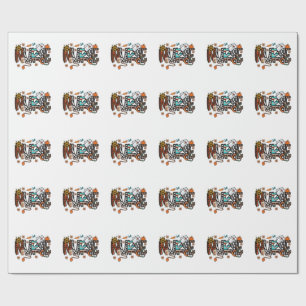 Fall Vibes That Nurse Life Nurse Fall Season Autum Wrapping Paper