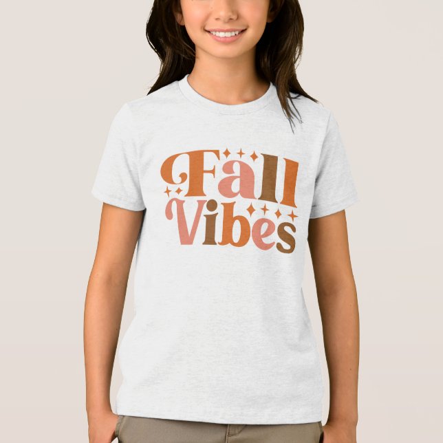 Fall Vibes Tri-Blend Shirt (Front)
