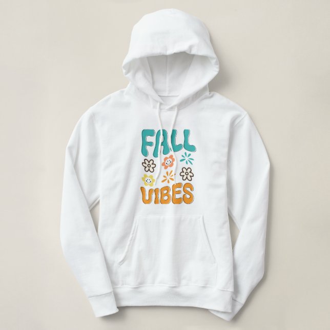 Fall Vibes Womens  Hoodie (Design Front)