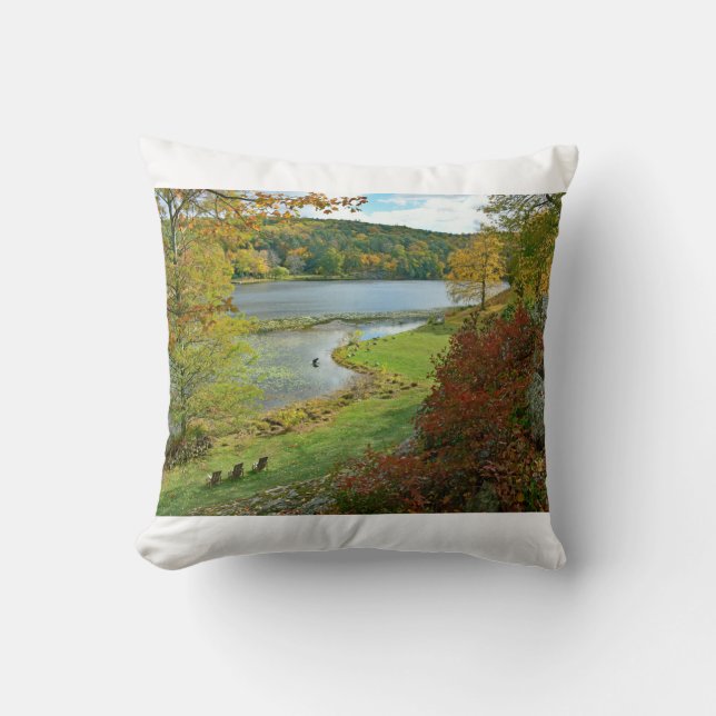 Fall View at Innisfree Garden Cushion (Front)