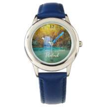  Fall View of Erawan Waterfall Thailand 