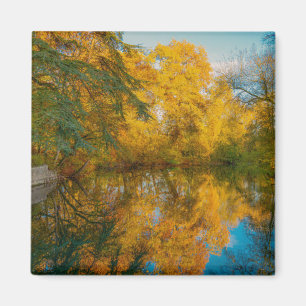 Fall View Over Azay le Rideau Loire Valley France Magnet