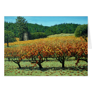 Fall Vineyard Card