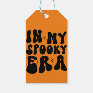 Fall Vintage In My Spooky Era Retro Halloween Gift Tags
