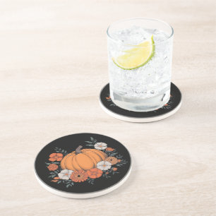 Fall Vintage Pumpkin Autumn Thanksgiving Coaster