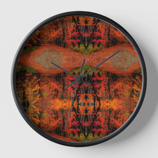Fall wall Clock