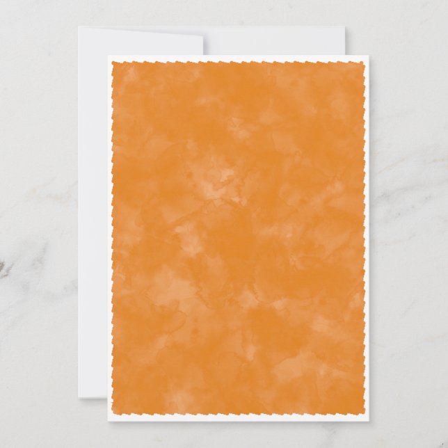 Fall Watercolor Baby Shower Background  Invitation (Front)