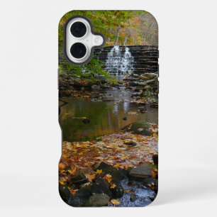 Fall Waterfall and Creek Pennsylvania Nature iPhone 16 Plus Case