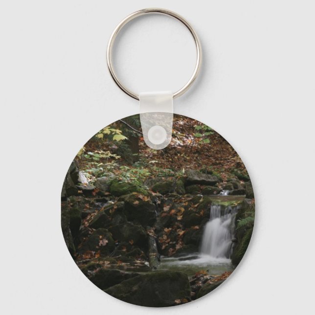 Fall Waterfall Key Key Ring (Front)