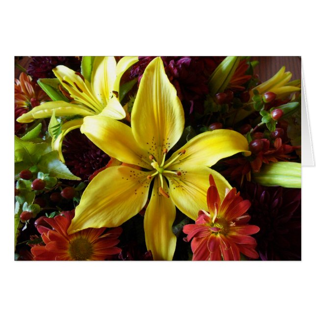 Fall Wedding Bouquet (Front Horizontal)