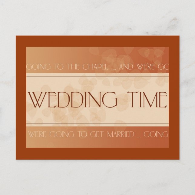 Fall Wedding Card (Front)