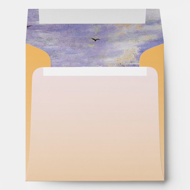 Fall wedding envelops envelope (Back (Bottom))
