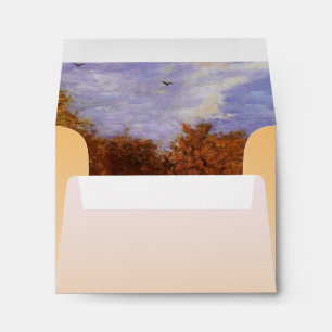 Fall wedding envelops envelope
