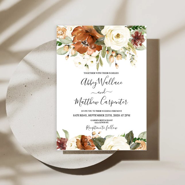 fall wedding invitation (Creator Uploaded)