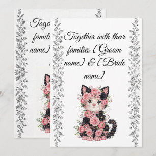 Fall Wedding Invitation Template Aesthetic Elega