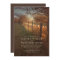 Fall Wedding Invitations Rustic Autumn Farm Lights